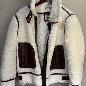 Levi's Women's Sherpa Moto Jacket, Size - L